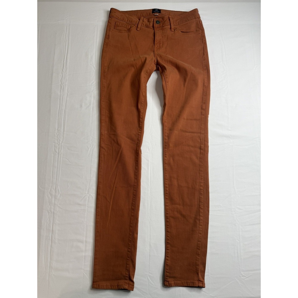 Just Black Women's Jeans Size 28 Burnt Orange Rust Made in USA Skinny